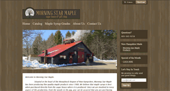 Desktop Screenshot of morningstarmaple.com